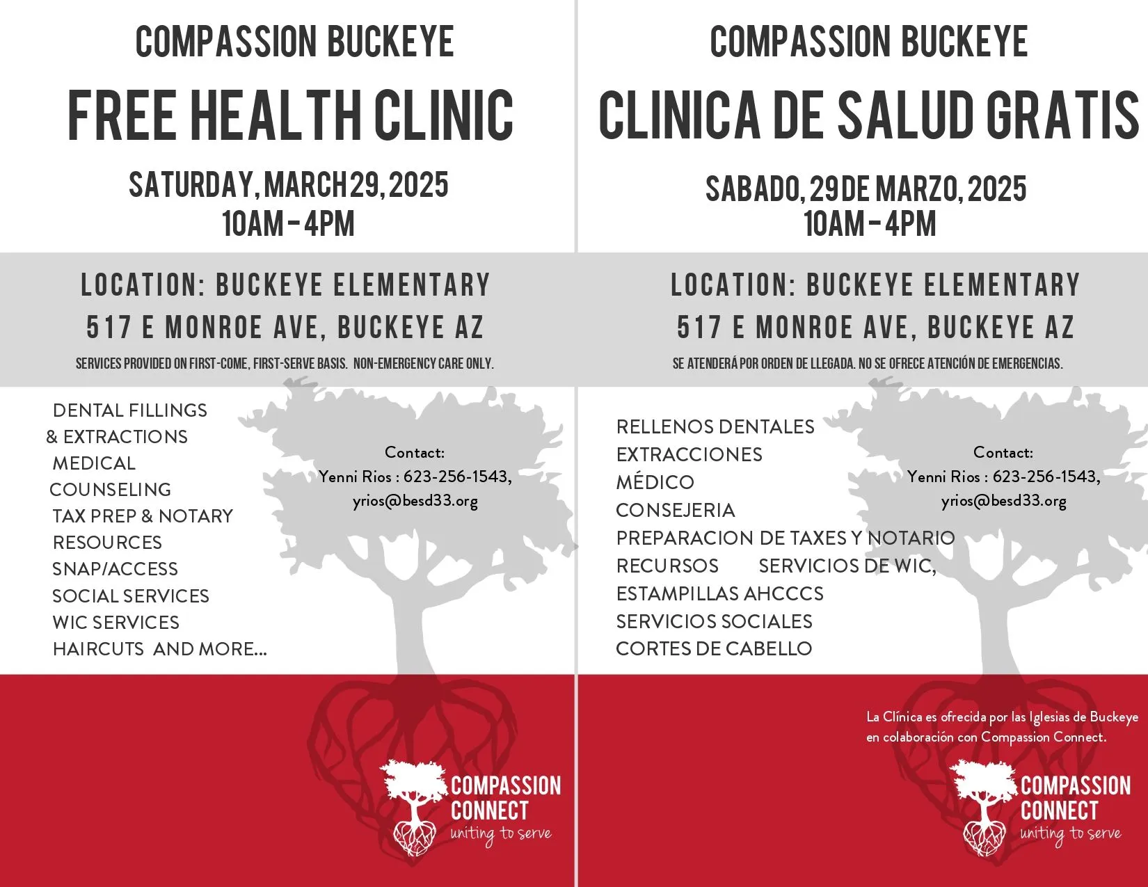 Save The Family Foundation Flyer