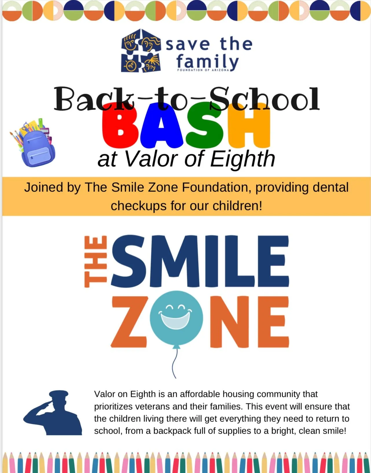 Save The Family Foundation Flyer